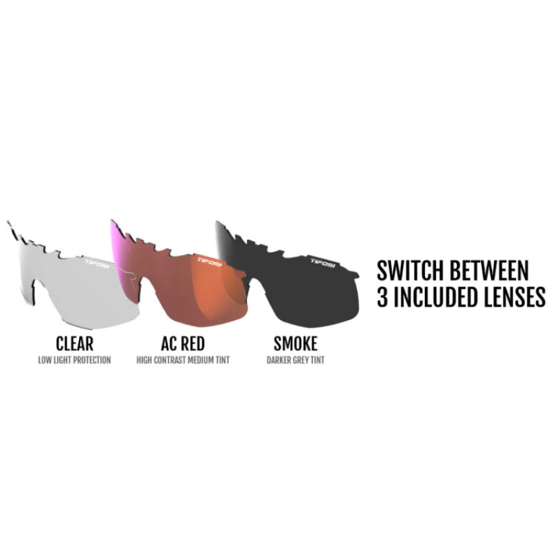 TIFOSI SLEDGE SPORT SUNGLASSES (MATTE BLACK)
